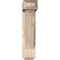 Ekena Millwork Traditional Craftsman Smooth Bracket w/ Offset Brace, Douglas Fir, 5 1/2"W x 20"D x 24"H BKT0604X20X24TRA04SDF - alternate 3
